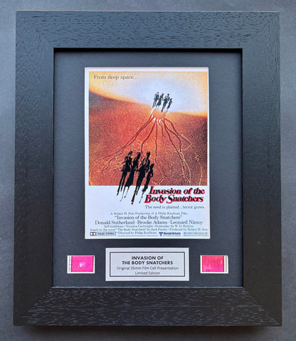 Invasion of the Body Snatchers 1978 Original 35mm Film Cells in Quality Wood Frame