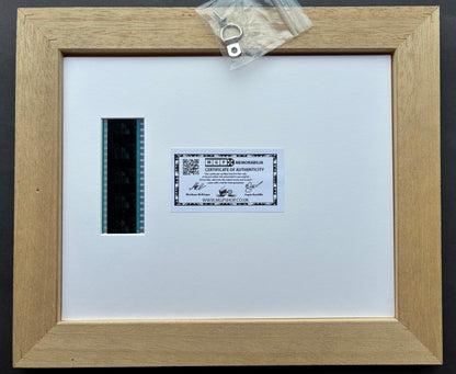 Hand crafted display with original 35mm film cells for 44 INCH CHEST 2009 Movie
