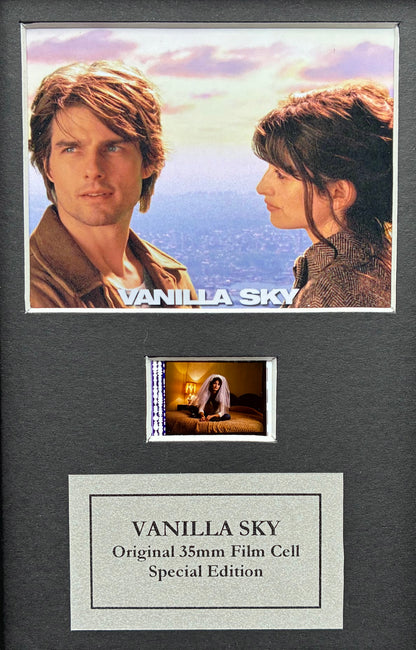 VANILLA SKY 2001 Original Mini 35mm Film Cells set in Quality Wood Frame + COA