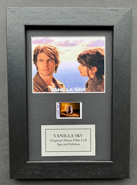 VANILLA SKY 2001 Original Mini 35mm Film Cells set in Quality Wood Frame + COA