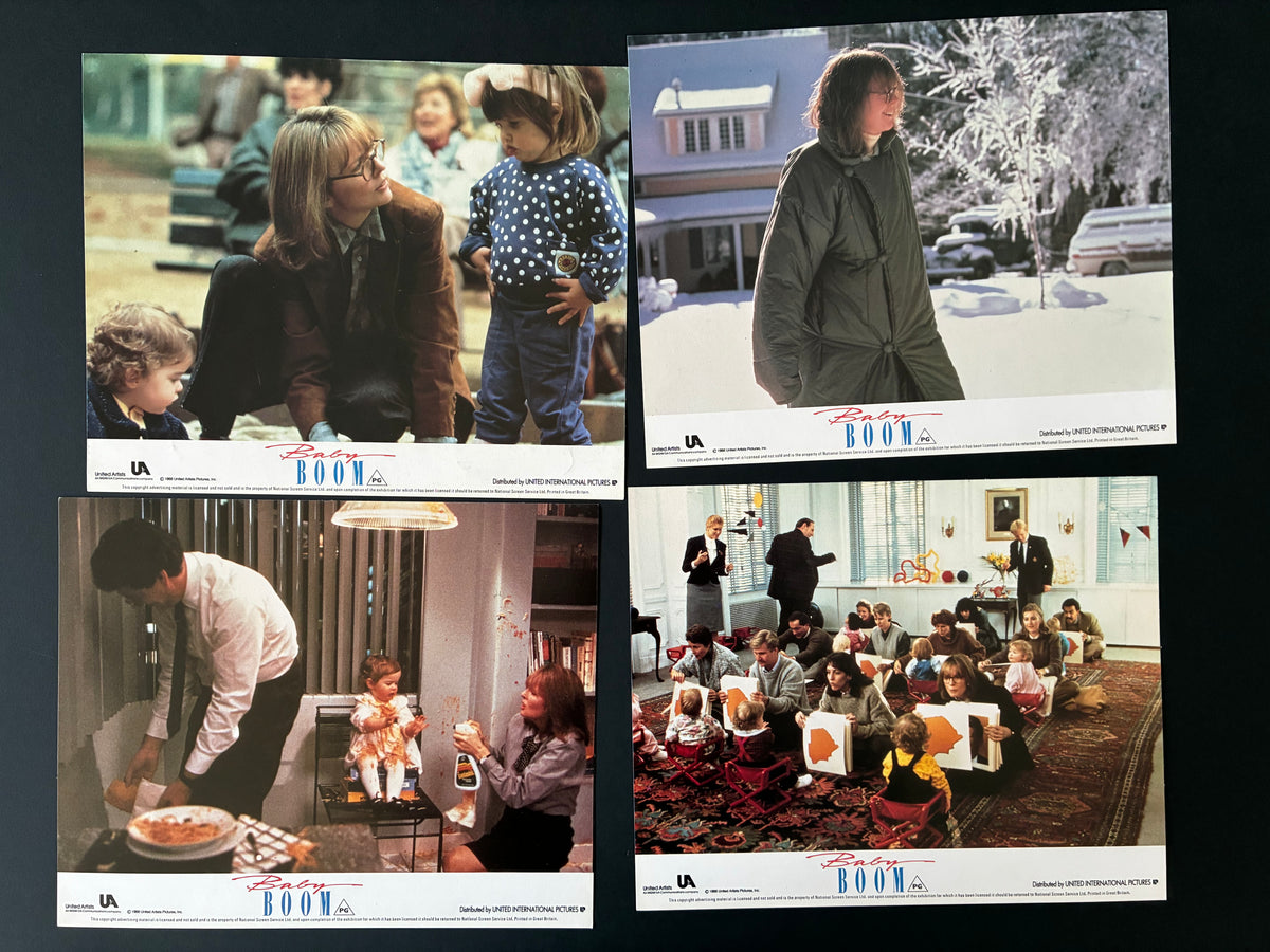 BABY BOOM (1987) Original Lobby Cards x 8 with Diane Keaton