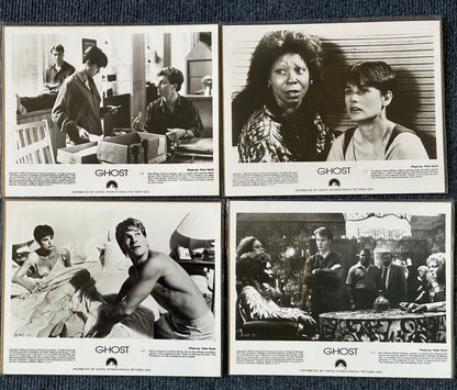GHOST (1990) Original Black & White Lobby Cards - Set of 6