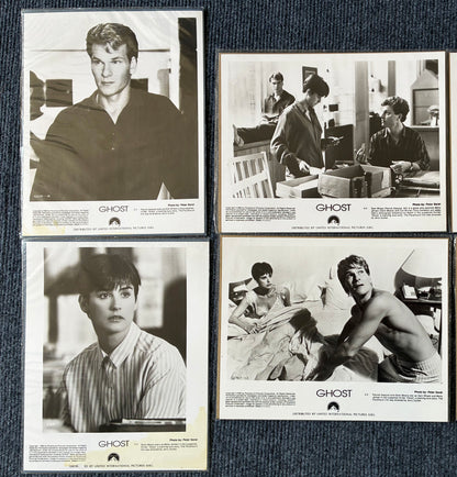 GHOST (1990) Original Black & White Lobby Cards - Set of 6