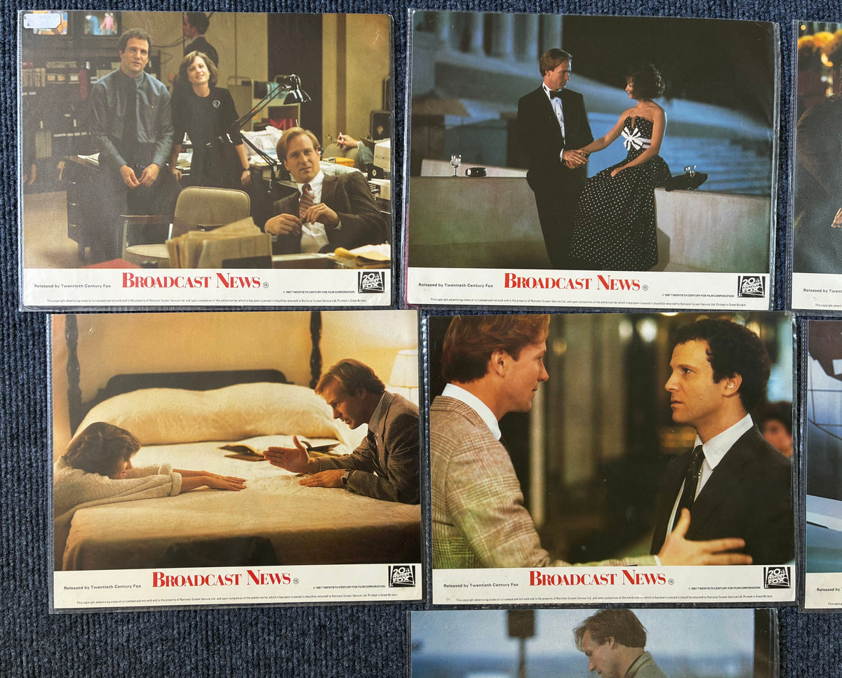 Broadcast News (1987) Original Lobby Cards x 7 with William Hurt