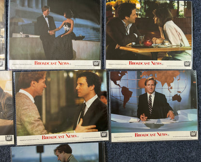 Broadcast News (1987) Original Lobby Cards x 7 with William Hurt