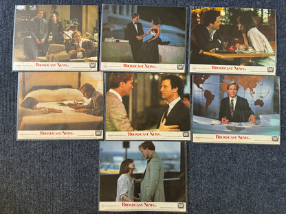 Broadcast News (1987) Original Lobby Cards x 7 with William Hurt