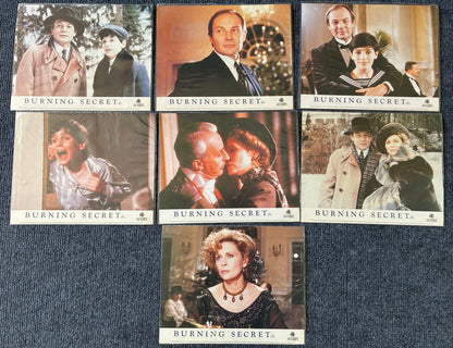 Burning Secret (1988) Original Lobby Cards x 7 with David Eberts