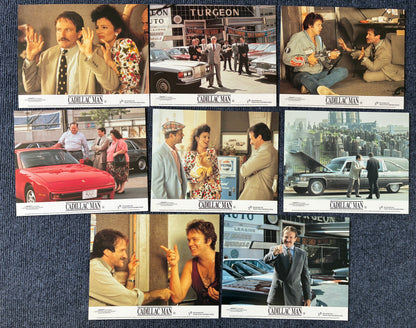 CADILLAC MAN (1990) Original Lobby Cards x 8 with Robin Williams