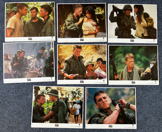 Casualties of War (1989) Original Lobby Cards x 8 with Sean Penn and Michael J Fox