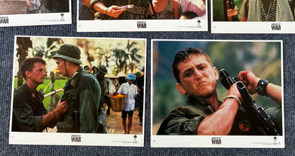 Casualties of War (1989) Original Lobby Cards x 8 with Sean Penn and Michael J Fox