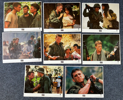 Casualties of War (1989) Original Lobby Cards x 8 with Sean Penn and Michael J Fox
