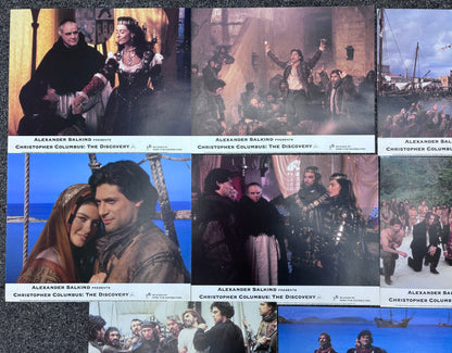 Christopher Columbus: The Discovery (1992) Original Lobby Cards x 8 Marlon Brando