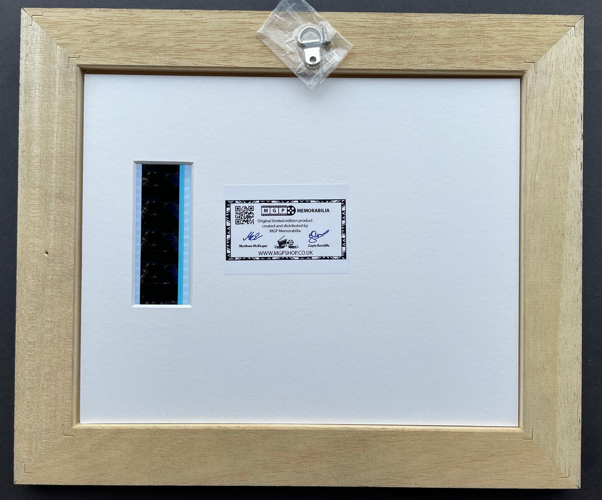 Hand Crafted display featuring original 35mm filmcells for TWO WEEKS NOTICE fans