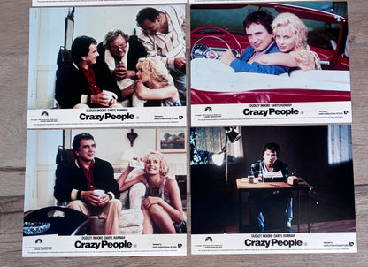 CRAZY PEOPLE (1990) Original Lobby Cards x 8 with Dudley Moore and Daryl Hannah