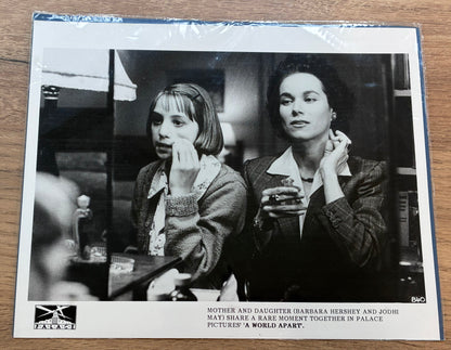 A World Apart Original Black & White Still with Barbara Hershey & Jodhi May 1988