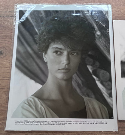 AGAINST ALL ODDS Original Black & White Stills x 2 for Jeff Bridges & Rachel Ward