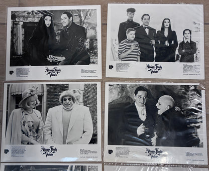 ADDAMS FAMILY VALUES Original Black & White Stills x 6 + 5 Extras inc 1 Addams Family