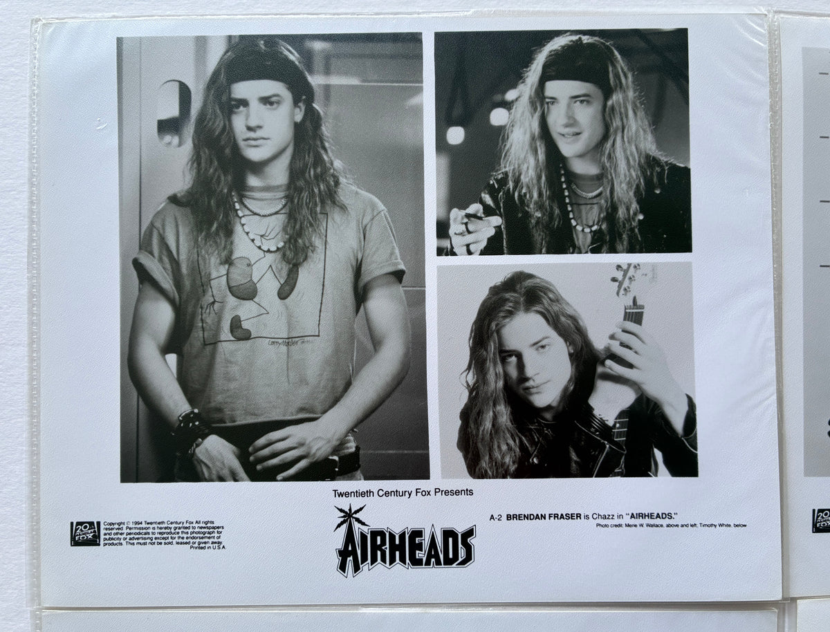 Original Black & White Stills for AIRHEADS of 1994 x 4 still in Polythene covers