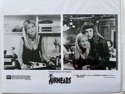 Original Black & White Stills for AIRHEADS of 1994 x 4 still in Polythene covers