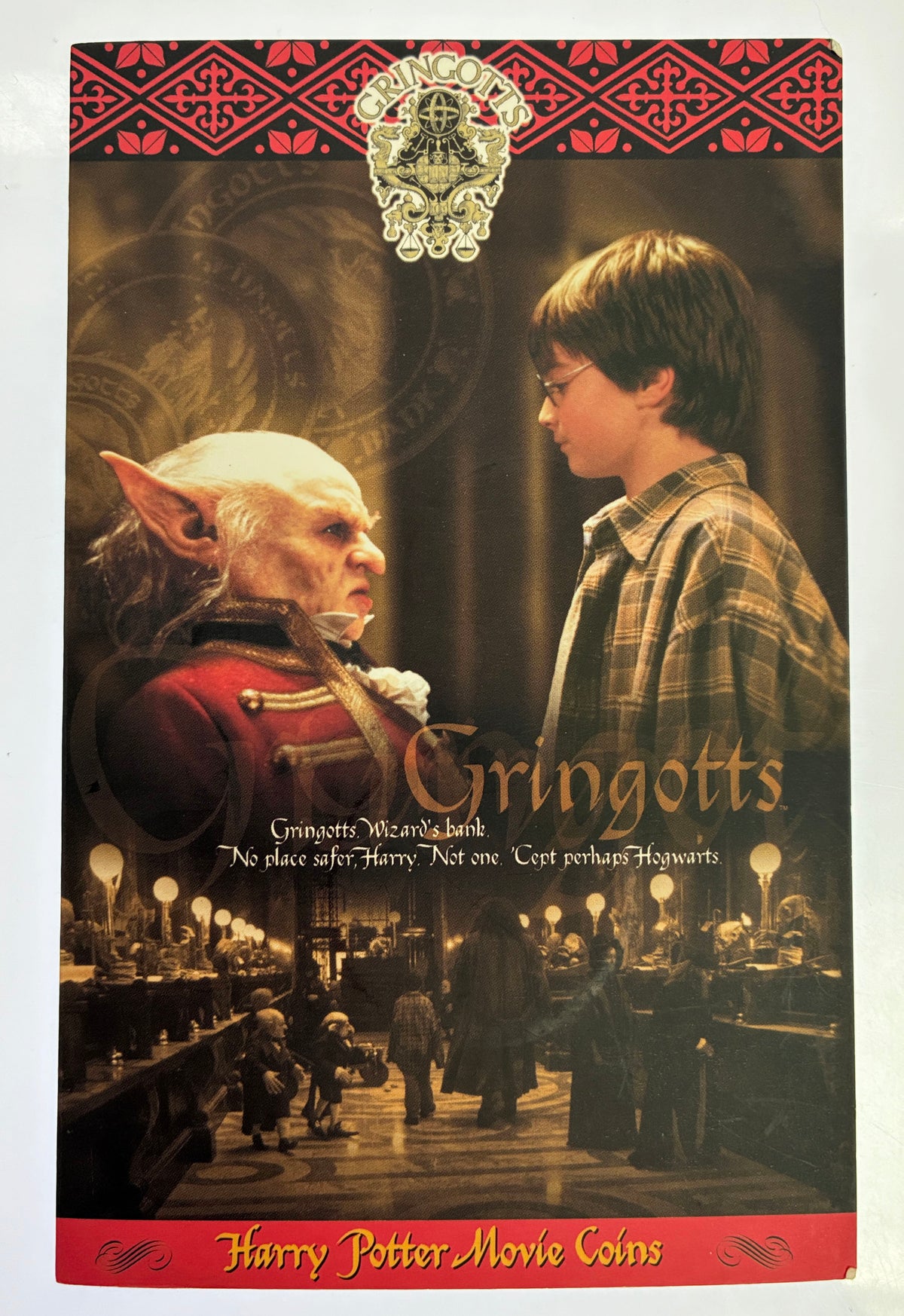 HARRY POTTER Gringotts Movie Coins - Galleon/Sickle/Knut, Pobjoy 2001