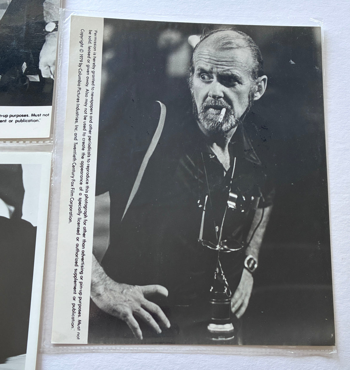 Original B&W Stills x 5 for ALL THAT JAZ of 1979 with Roy Scheider