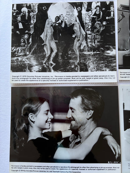 Original B&W Stills x 5 for ALL THAT JAZ of 1979 with Roy Scheider