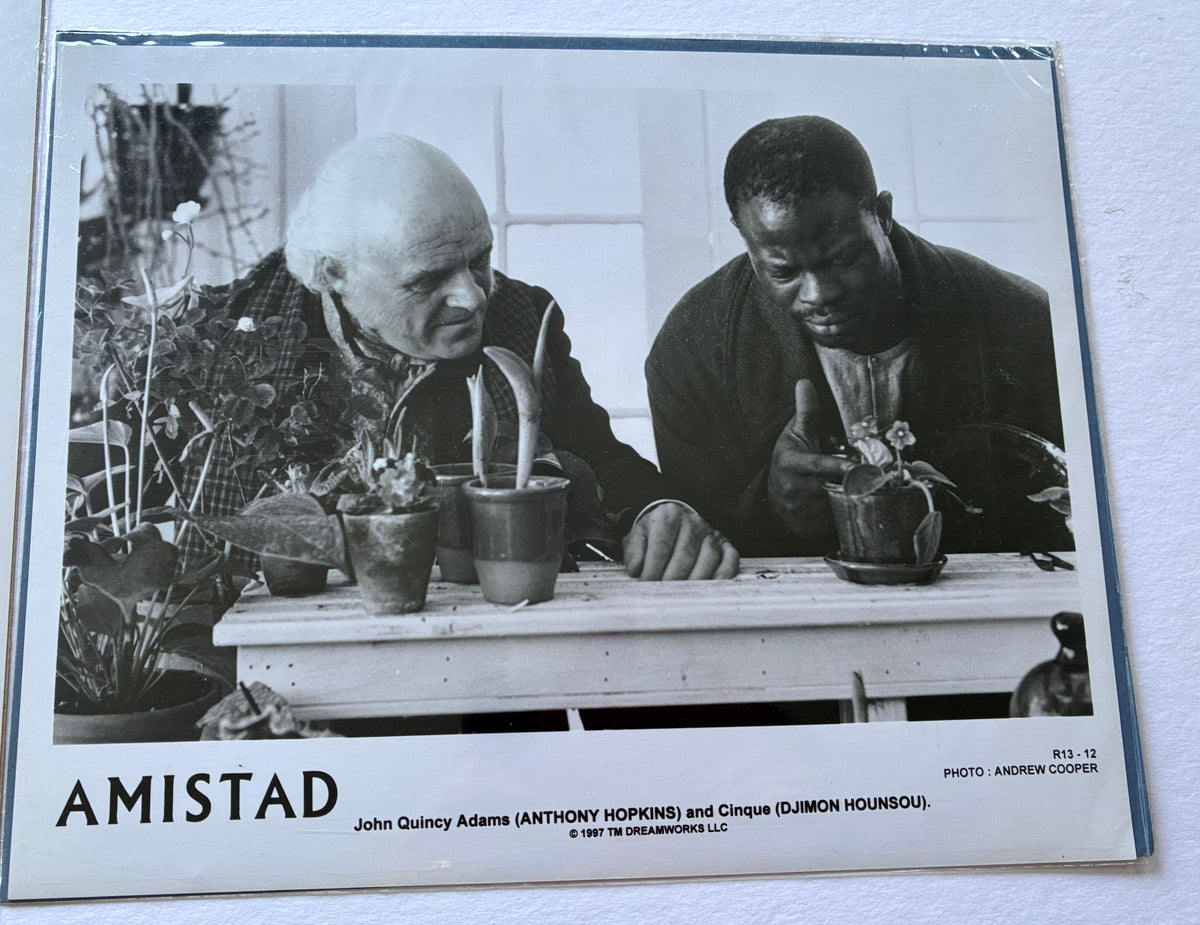 Original Black & White Stills for AMISTAD of 1997 starring Anthony Hopkins x 2