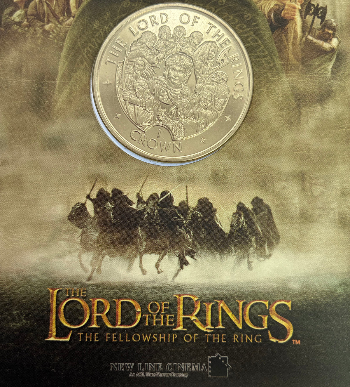 Lord of The Rings Cupro Nickel Coin issued by Isle of Man 2003