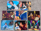 BEAUTY & The BEAST Original Lobby Cards x 8. Perfect condition (no pin holes/marks)