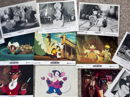 An American Tail: Fievel Goes West 8 Lobby Cards, 8 B&W Stills plus a Press pack