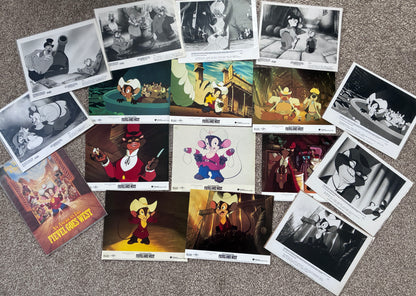 An American Tail: Fievel Goes West 8 Lobby Cards, 8 B&W Stills plus a Press pack