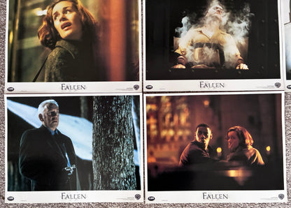 FALLEN (1998) Original 14"x 11" Lobby Cards x 8 Denzel Washington & John Goodman