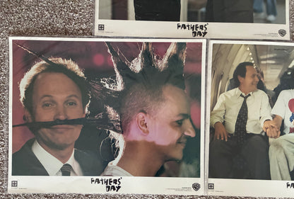 FATHERS' DAY 1997 Original 14"x 11" Lobby Cards x 3 Robin Williams & Billy Crystal