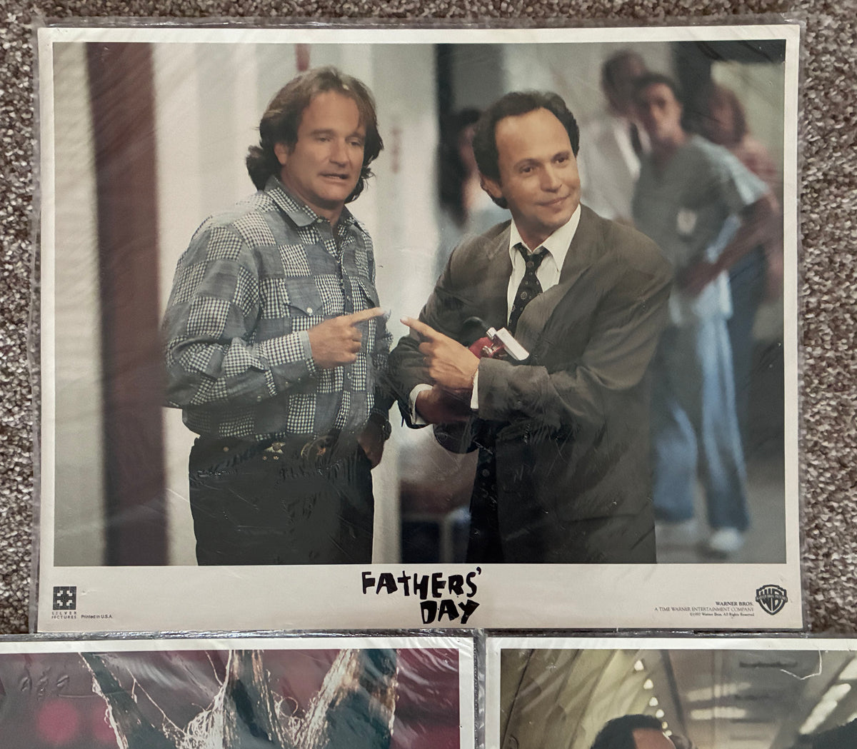 FATHERS' DAY 1997 Original 14"x 11" Lobby Cards x 3 Robin Williams & Billy Crystal