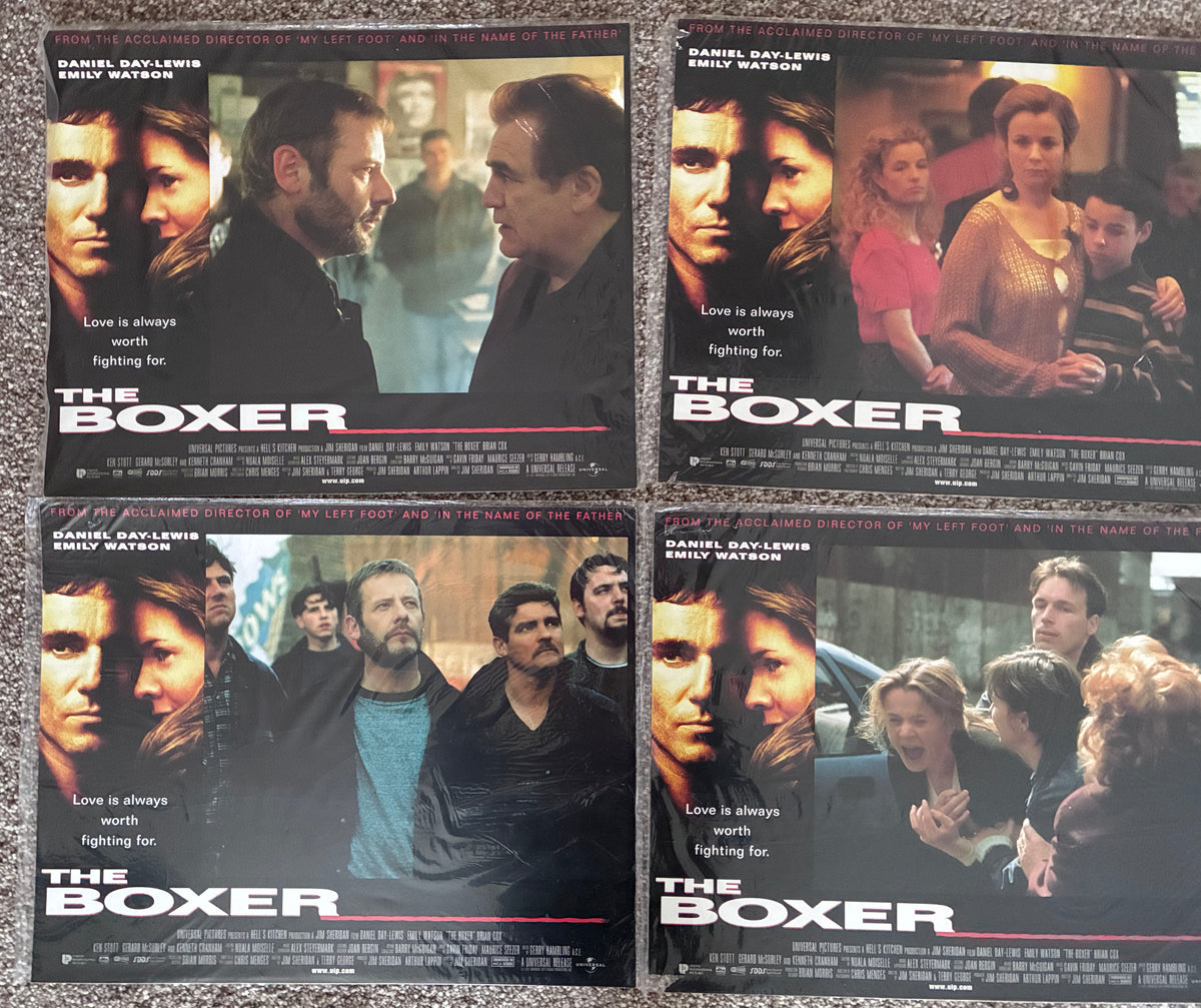 The Boxer (1997) Original 14"x 11" Lobby Cards x 6 Daniel Day-Lewis & Emily Watson