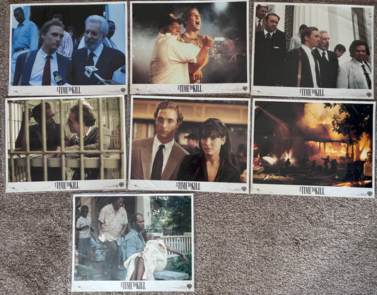 A Time To Kill (1996) Original 14"x 11" Lobby Cards x 7 - Matthew McConaughey