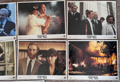 A Time To Kill (1996) Original 14"x 11" Lobby Cards x 7 - Matthew McConaughey