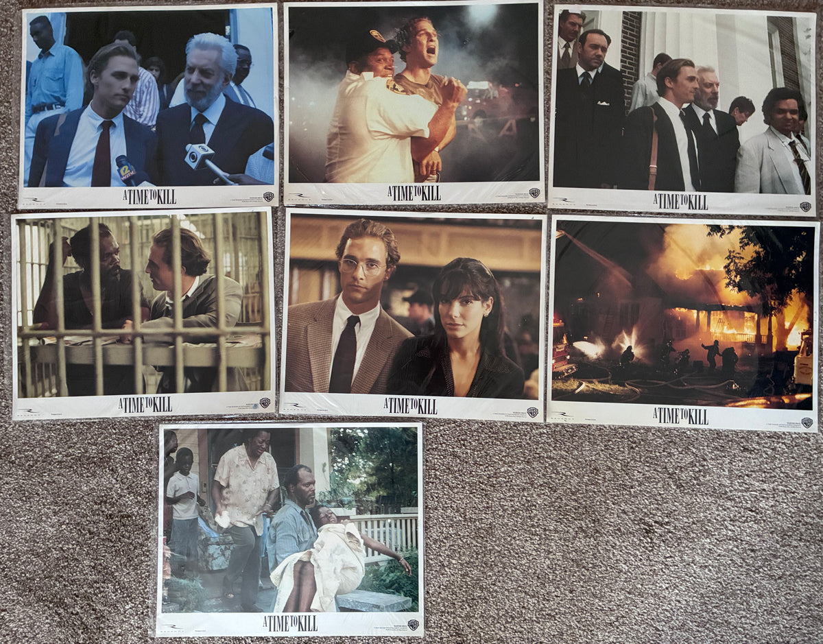 A Time To Kill (1996) Original 14"x 11" Lobby Cards x 7 - Matthew McConaughey