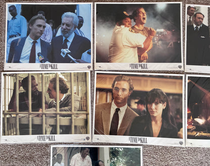 A Time To Kill (1996) Original 14"x 11" Lobby Cards x 7 - Matthew McConaughey