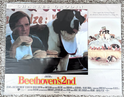 Beethoven's 2nd (1993) Original 14"x 11" Lobby Cards x 6 - Charles Grodin