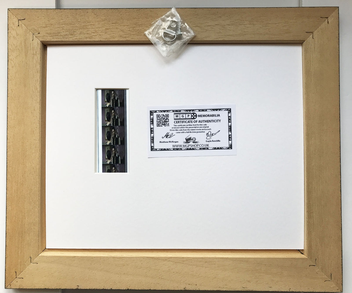 Hand crafted display featuring original 35mm filmcells for ELVIS PRESLEY fans vC