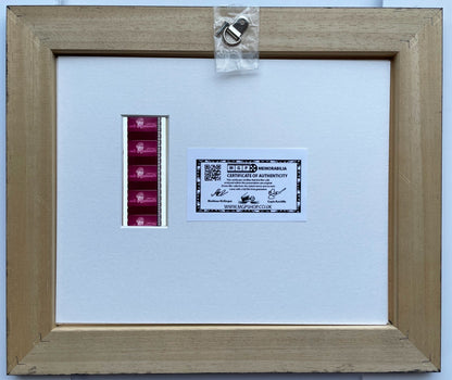 Handmade display featuring original RARE 35mm film cells for DRACULA 1966 fans