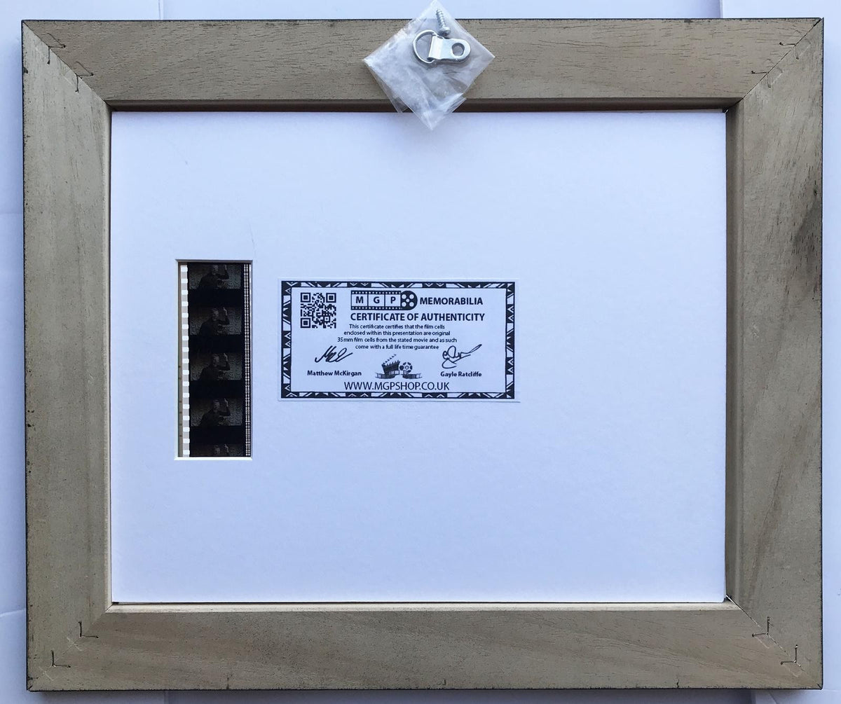 Handmade display featuring original 35mm film cells for a BATMAN 1966 fan + COA