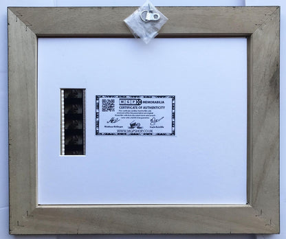 Handmade display featuring original 35mm film cells for a BATMAN 1966 fan + COA