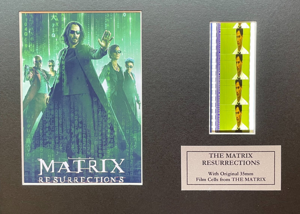 THE MATRIX RESURRECTIONS plus Original 35mm Film Cells THE MATRIX