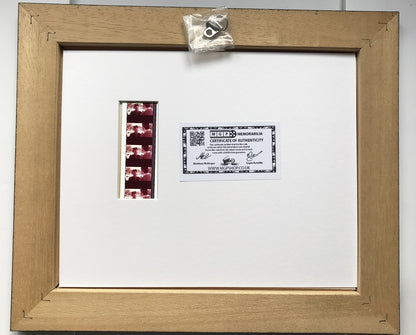 Hand crafted display featuring original 35mm film cells for THE UNDERFEATED fans