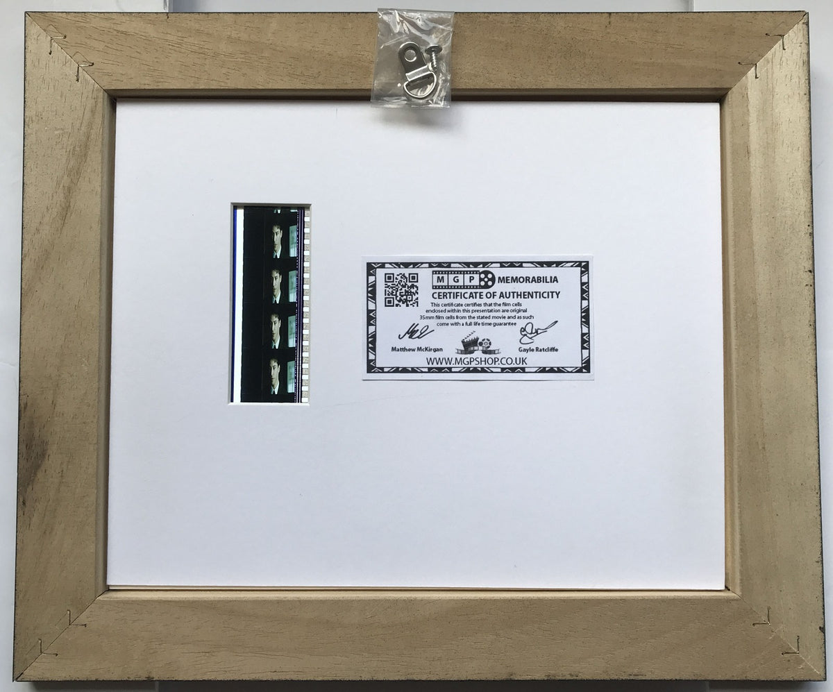 Handmade display featuring original 35mm film cells for THE MATRIX fans + COA v3