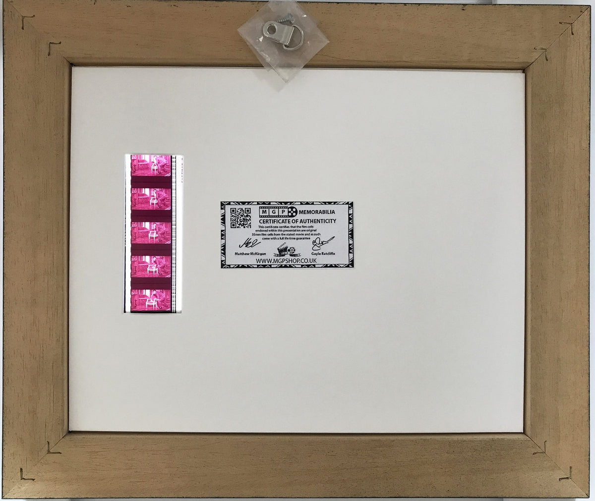 Handmade gift featuring original film cells for JAMES BOND Thunderball fans v2