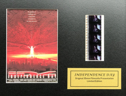 Hand crafted display featuring original film cells for INDEPENDENCE DAY fans v1