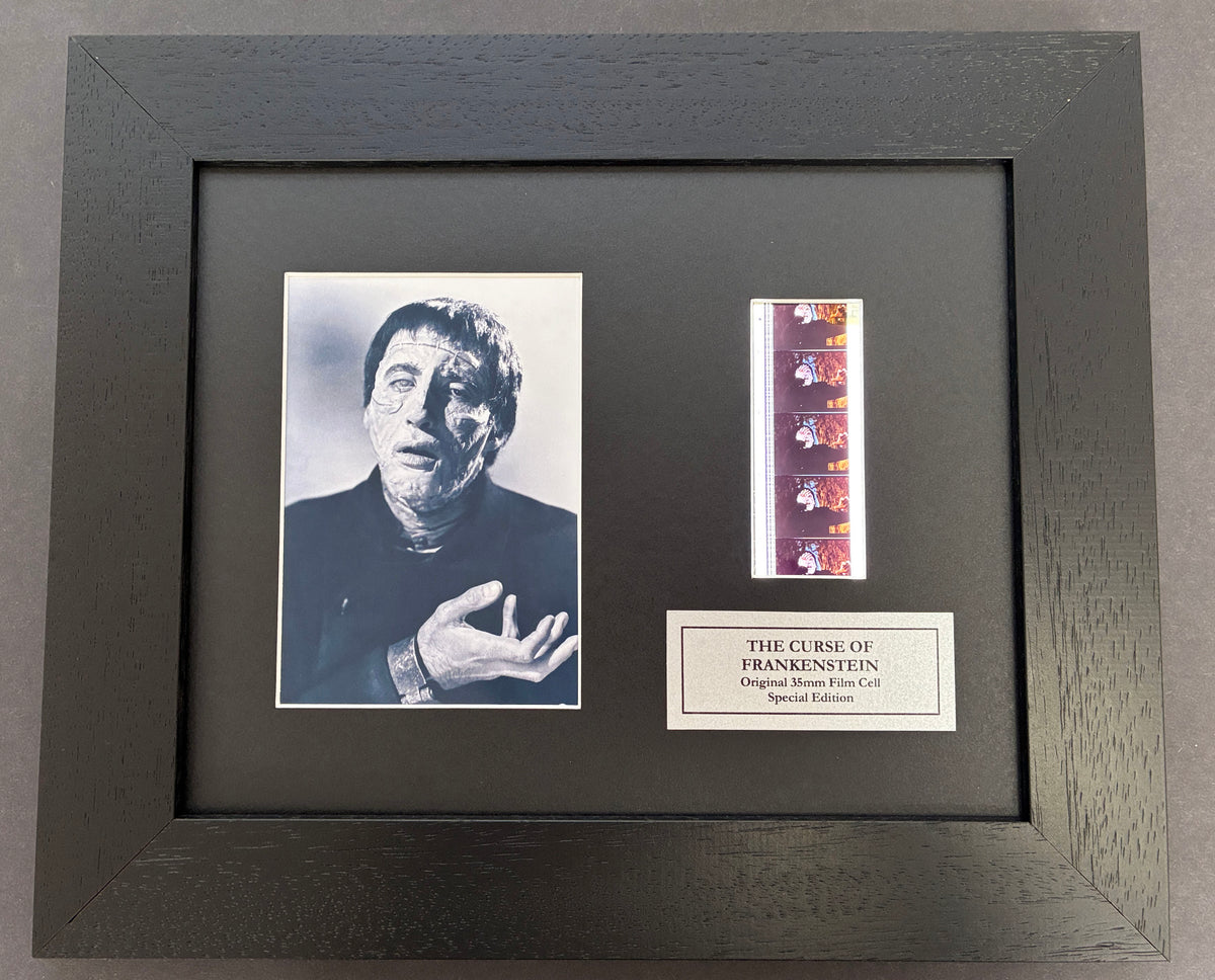 Handmade display inc original film cells for The CURSE of FRANKENSTEIN fans v2